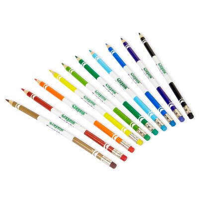 Crayola Erasable Colored Pencils, Assorted Colors, 12/Bundle, 6