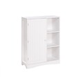 RiverRidge Kids Single Door, 3-Cubby Floor Cabinet, White (02-142)