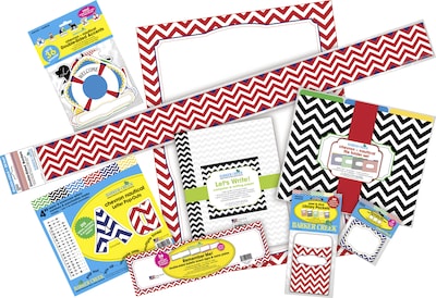 Barker Creek Publishing Chevron Nautical Designer Classroom Set