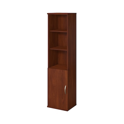 Bush Business Furniture Westfield Elite 18W 5 Shelf Bookcase with Doors, Hansen Cherry (SRE222HC)