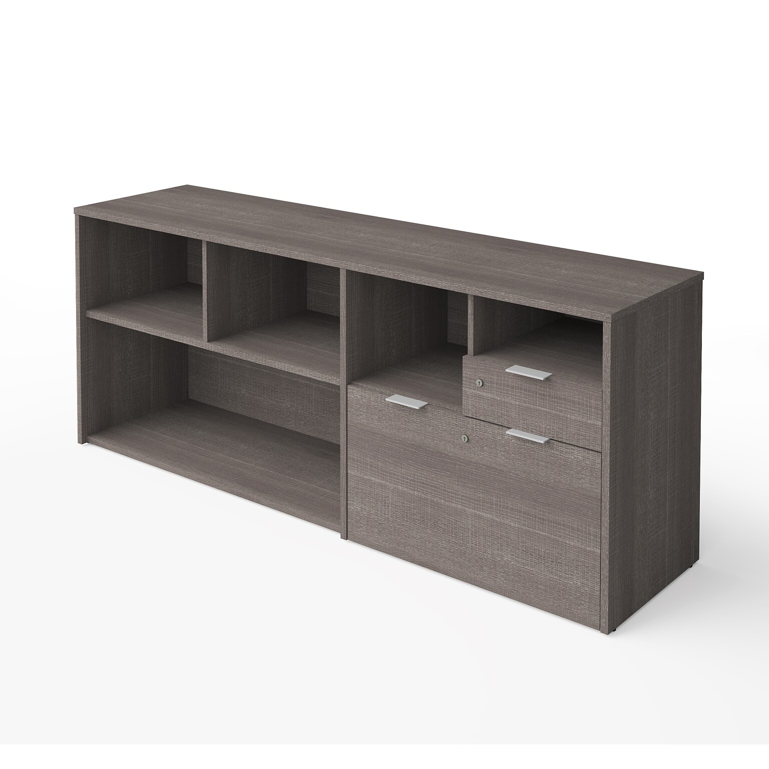 Bestar® I3 Plus Credenza in Bark Gray (160610-1147)