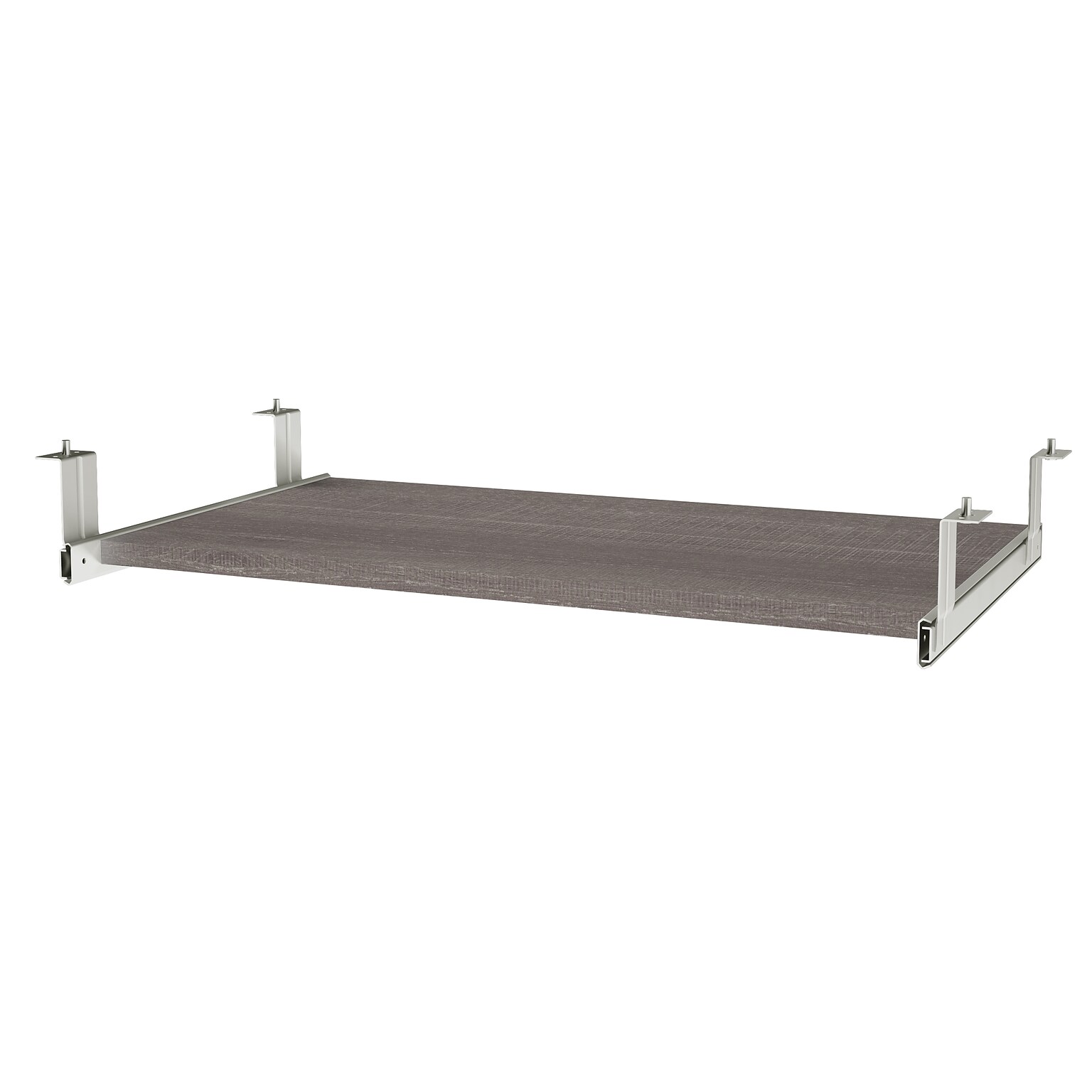 Bestar I3 Plus Keyboard Shelf in Bark Gray (160830-1147)