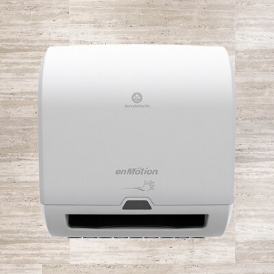 enmotion Hardwound Towel Paper Towel Dispenser, White (59437A)