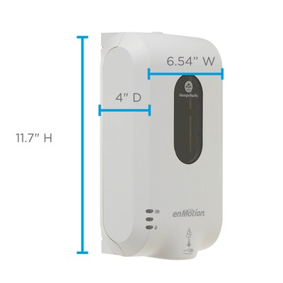 enMotion Gen2 Automatic Wall Mounted Hand Soap/Hand Sanitizer Dispenser, White (52058)