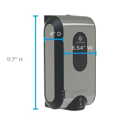 enMotion Gen2 Automatic Wall Mounted Hand Soap/Hand Sanitizer Dispenser, Stainless Steel (52060)