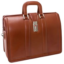 McKlein V Series Laptop Briefcase, Brown Leather (83344)