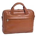 McKlein S Series Laptop Briefcase, Brown Leather (15484)