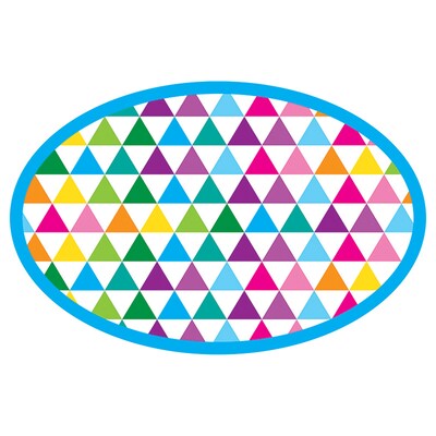 Ashley Productions Color Triangles Magnetic WB Erasers, 6/set (ASH09994)