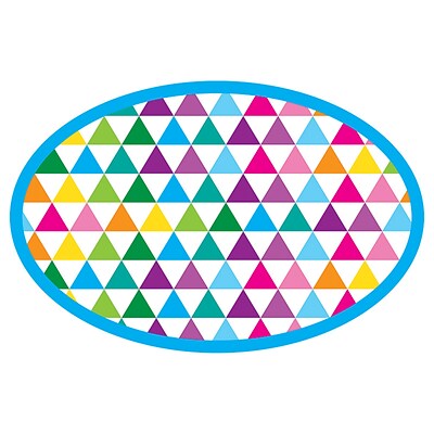 Ashley Productions Color Triangles Magnetic WB Erasers, 6/set (ASH09994)