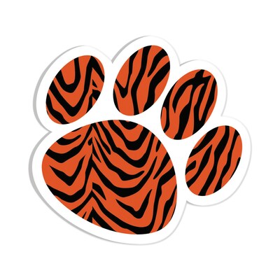 Ashley® Magnetic Whiteboard Eraser, Tiger Paw, 6 EA/BD