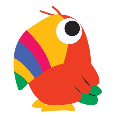 Ashley® Magnetic Whiteboard Eraser, Toucan, Grades All, 2/Bd