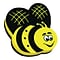 Ashley® Magnetic Whiteboard Eraser, Bee, 6 EA/BD