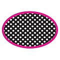 Ashley Magnetic Whiteboard Erasers, Black & White Dots, 1 eraser (ASH10048)