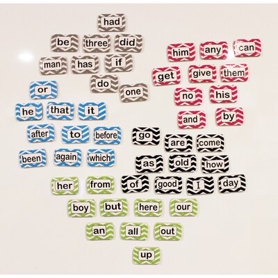 Magnetic Die-Cut Sight Words, 1st 100 Words, Level 1