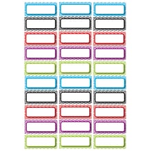 Magnetic Labels, Assorted Color Chevron