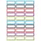 Magnetic Labels, Assorted Color Chevron