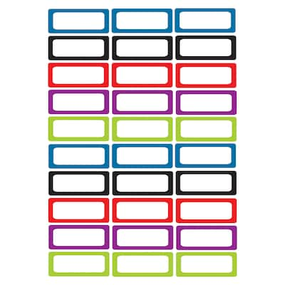 Ashley Productions Die-Cut Magnet Foam Labels/Nameplates Multi-Themed Magnetic Cut Outs, 30/Pack