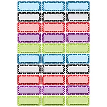 Magnetic Labels, Assorted Color Dots