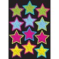 Ashley Productions Die-Cut Magnets, Scribble Stars, 3, 12 per sheet (ASH10086)