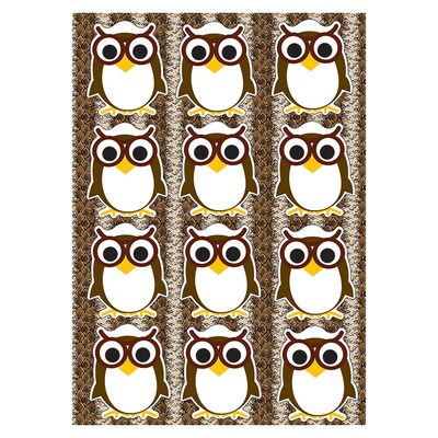Ashley® Die-Cut Magnetic Nameplates, Owls