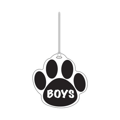 Black Paw Hall Pass, Boys, 4 x 4