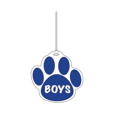 Blue Paw Hall Pass, Boys, 4 x 4