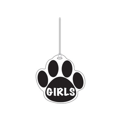 Black Paw Hall Pass, Girls, 4 x 4