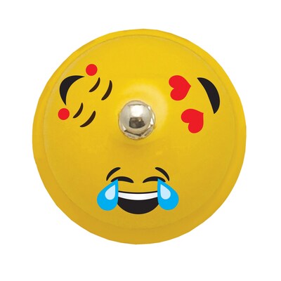Ashley Productions Emotions Icons Decorative Call Bell, Polished Brass, 3/Pack (ASH10528)