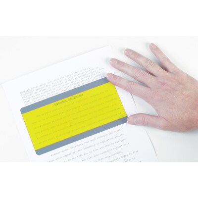 Ashley® Yellow Reading Guide Strip, 7(L) x 3-3/4(W) (ASH10820)
