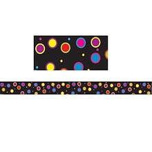 Ashley 3/4 x 12 Magnetic Magi-Strips, Color Dots, 12/Pack