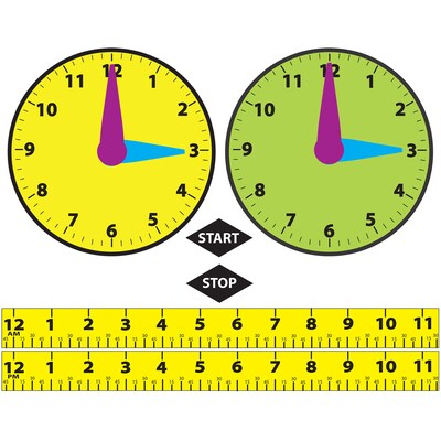 Ashley Math Die-Cut Magnet, Elapsed Time