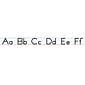Ashley Productions Magnetic Manuscript Alphabet Lines, Large 24" x 3" (ASH11306)