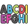 2-3/4 Designer Magnetic Letters, Assorted Color Polka Dot
