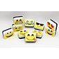 Ashley Productions Non-Magnetic Mini Whiteboard Erasers, Emotions Icons, 10/Pack (ASH78005)