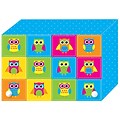 Color Owls Index Card Boxes 4x6IN Decorated Poly, 6/set(ASH90402)