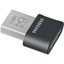 Samsung FIT Plus 64GB USB 3.1 Type A Flash Drive, Black (MUF-64AB/AM)
