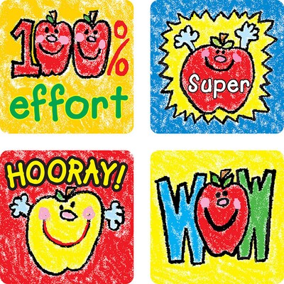 Carson-Dellosa Dazzle™ Stickers; Apples