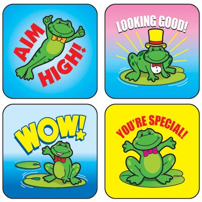 Motivational Stickers, Frogs