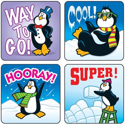 Motivational Stickers, Penguins