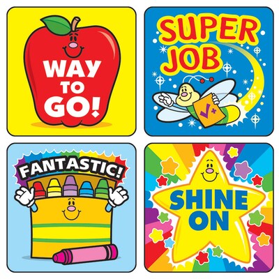 Motivational Stickers, Winning Words