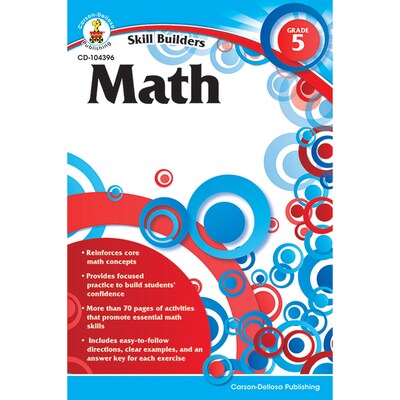 Carson-Dellosa Skill Builders, Math Grade 5
