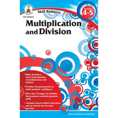 Carson-Dellosa Skill Builders, Multiplication & Division, Grades 4-5