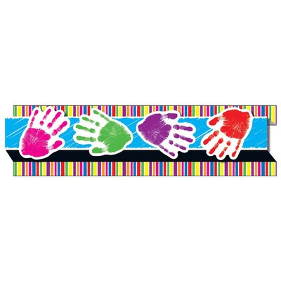 Carson-Dellosa Pop-Its™ Border, Handprints