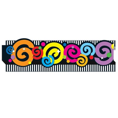 Carson-Dellosa Pop-Its™ Border, Swirls