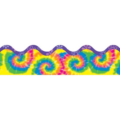 Carson-Dellosa Scalloped Borders, Timeless Tie-Dye