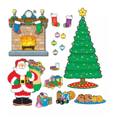Christmas Scene Bulletin Board Set Quill Com