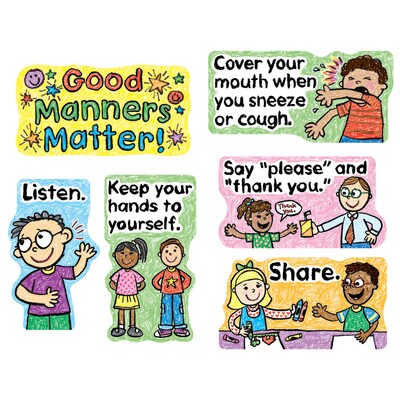 Good Manners Matter Bulletin Board Set