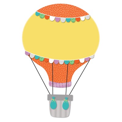 Carson-Dellosa Hot Air Balloons Colorful Cut-Outs, 36/Pack (CD-120525)