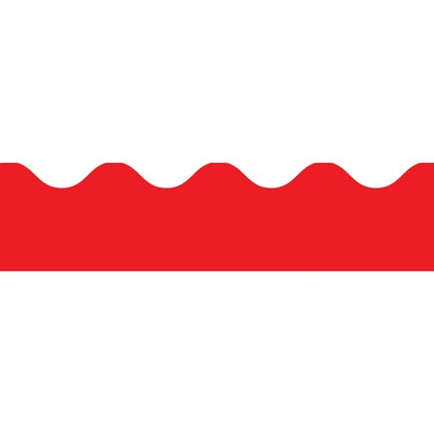 Carson Dellosa 3 x 2.25 Red Scalloped Border, 39, 13 Pack (CD-1215)