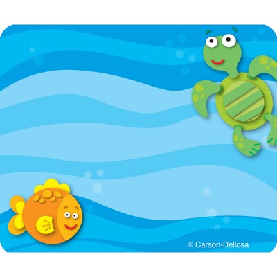 Carson-Dellosa Name Tags, Sea Life
